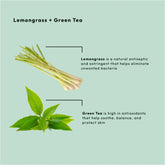 Be Care Love Lemongrass + Green Tea Purifying 4 Pcs Set